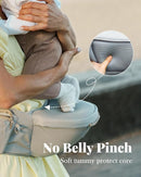Baby Carrier, MOMTORY Safety-Certified 6-in-1 Baby Carrier with Hip Seat, Detachable Baby Holder Carrier Newborn to Toddler, Soft Ergonomic Toddler Support Carrier for 7-50lbs- Grey by TinyTreasures Baby Boutique