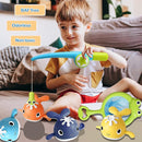 Magnet Fishing Game Bath Baby Toy for 1-3 4-8 Year Old Toddler Boys Girls,Gifts for Kid,Baby Bathtub Water Shower Pool Toys 18 Months+,4 Swimming Wind-up Whale&1 Fishing Pole&1 Net by TinyTreasures Baby Boutique