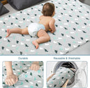 Potty Training Bed Pad - 100% Waterproof, Twin & Toddler Bed Wetting Protection, Reusable, Non Slip, Easy to Change, Washable, Grey by TinyTreasures Baby Boutique