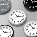 14 Inch Wall Clock Large Battery Operated Big Silent Non Ticking Analog Clock Decorative for Living Room Office Kitchen Outdoor Classroom Bedroom Bathroom School(Black) by CozyNest Decor