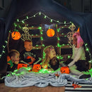 JMEXSUSS Connectable 100 LED Green Halloween Lights, 8 Modes Plug-in Green Christmas Lights Indoor, 33ft Clear Wire Twinkle String Light Outdoor for Halloween Christmas Tree Xmas Decor by GreenHaven Gardens