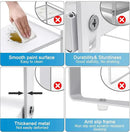 9'' Wide Expandable Cabinet Shelf Organizer Rack Adjustable Length 14''-26'' Pantry Shelf Spice Rack Heavy Duty Nonslip Kitchen Counter Storage Shelves Pantry Cupboard Under Sink Countertop White by CozyNest Decor