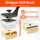 DR DAPPER Grill Brush Scraper Replace Head BBQ Cleaning Brush Bristle Free Upgraded Steam Scrubber Grill Cleaner Accessories Cloth Brush Tool for Cast Iron Stainless-Steel Grates Grill Cleaner Brushes by GreenHaven Gardens