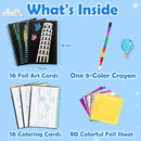 FUNNYB&G Foil Art Craft Activity for Kids - Gift for Girls Boys Crafts for Kids Fun Art Supplies DIY Creative Travel Toys, Birthday Gift Party Favor Toys for Girls 4 5 6 7 8 9 Years Old(Buildings) by TinyTreasures Baby Boutique