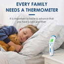 Berrcom Non-Contact Infrared Forehead Thermometer for Adults and Kids, 3-in-1 Digital Fever Thermometers with LCD Display and Fever Alert, Contactless Temperature Reader by TinyTreasures Baby Boutique