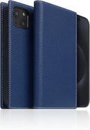 D8 Full Grain Leather Wallet Case for iPhone 15 Plus - [2-in-1] Handcrafted Detachable Diary Style with Magnetic MagSafe Back Cover, Gift Box Included (Navy Blue) by TinyTreasures Baby Boutique