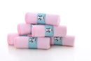 HIPHOP PANDA Baby Washcloths, Rayon Made from Bamboo - 2 Layer Ultra Soft Absorbent Newborn Bath Face Towel - Reusable Baby Wipes for Delicate Skin - Pink, 6 Pack by TinyTreasures Baby Boutique