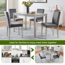 Dining Table Set, Table With A Rectangular Table And Upholstered Chairs by HouseOfZazla