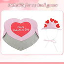 Valentines Goose Outfit Heart Porch Goose Clothes Pink Valentine Outfits for 23" H Statue, Concrete Cement Costume Outdoor Patio Yard Lawn Art Decoration by GreenHaven Gardens