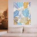 ICMOLYYENLO Tropical Palm Leaves Wall Tapestry, Wall Art for Room Decoration Beautiful Wall Hanging for Bedroom Living Room Dormitory Apartment 50x60 Inch by CozyNest Decor