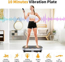 Vibration Plate Exercise Machine, Vibrating Plate Machine with Bluetooth for Lymphatic Drainage, Vibration Platform for Women Men Full Body Weight Loss by CozyNest Decor