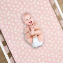 Lambs & Ivy Daisy Dreams 3-Piece Crib Bedding Set - Pink, White, Modern, Garden by TinyTreasures Baby Boutique