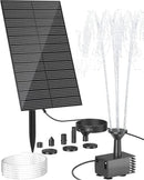 Biling Solar Fountain Pump, Solar Bird Bath Fountain Water Pump Outdoor with Tubing, Solar Fountain for Bird Bath, Garden Pond, Pool, Fish Tank,Backyard by GreenHaven Gardens