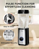 SANGCON 5 in 1 Blender and Food Processor Combo for Kitchen, Small Electric Food Chopper for Meat and Vegetable, 350W High Speed Blenders with 2 Speeds and Pulse for Smoothies and Shakes by TinyTreasures Baby Boutique