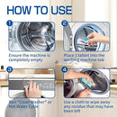CLEARALIF Washing Machine Cleaner 12 Pack,1 Year Supply, Clean Inside Drum and Laundry Tub Seal, Washing Machine Cleaner Tablets For HE Front Loader & Top Load Washer by CozyNest Decor