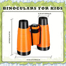 Libima 24 Pcs Binoculars for Kids Educational Compact Kids Binoculars with Neck String Toddler Telescope for Boys Girls Learning Bird Watching Camping Hiking Travel Safaris Birthday Gifts(Orange) by TinyTreasures Baby Boutique