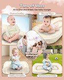 Baby Lounger Pillow 3-in-1 Infant Lounger Pillow for Newborn 0-24 Months, Portable Tummy Time Mat for Home and Travel, Breathable & Soft Baby Seat for Baby by TinyTreasures Baby Boutique