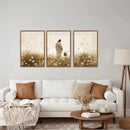 KAIRNE Jesus Framed Canvas Wall Art,Lost Sheep Wall Decor Set of 3(16”X24”),Holy Christian Art Print,Religious Scripture Pictures,Bible Renaissance Wall Painting for Living Room,Bedroom,Church Decor by CozyNest Decor