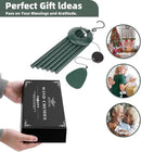 Wind-Chimes-Outdoor-Deep-Tone, Large Soothing Melodic Tones Windchimes, Wind Chimes for Outside, Memorial Wind Chime Best Gift for Mom Women Grandma Neighbors(32" Forest Green Coated Aluminum) by CozyNest Decor