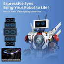 5-in-1 STEM Robot Building Kit for Kids Ages 8-16, Remote & App Controlled, Rechargeable Engineering Learning DIY Coding Toy, Educational Building Blocks Gift for Girls & Boys (603 PCS) by TinyTreasures Baby Boutique