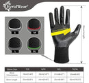 Evridwear Work Gloves with Grip Rubber Coated for Men Women Warehouse Mechanic,12 Pairs Bulk by GreenHaven Gardens