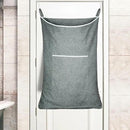 XL Large Hanging Laundry Hamper, Over the Door Laundry Bag with Zipper and Wide Open Top,Hanging Hamper for Storage Laundry, Clothes, Toys,36x 22 Inch, Heather Grey 2Pack. by CozyNest Decor