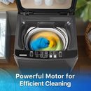 Portable Washing Machines 27 LBS Full Automatic Clothes Washer and Spinner Combo with 10 Program and 8 Water Level, Compact Laundry Wash Spin Dryer for Apartment RV Dorm, Grey by CozyNest Decor