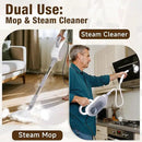 Steam Mop, 13-in-1 Powerful Handheld Steam Cleaner with 13 Accessories, 500ML Removable Tank, 23FT Power Cable, Detachable Steam Mops for Floor Cleaning, Tiles, Windows, Tile Grout, Carpets, Furniture by CozyNest Decor
