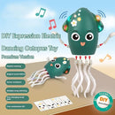 Dancing Octopus Toy Electric Crawling Baby Toy with Lights & Music Tummy Time Octopus Toy | DIY Expressions, Obstacle Avoidance | for Boys and Girls Party Gift Birthday, Christmas (Green) by TinyTreasures Baby Boutique