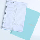 TREES Hourly Daily Planner Undated with To-Do List, Meals, Notes,Appointment Planner Book 10" x 7.3", Flexible PVC Cover,Twin-Wire Binding by TinyTreasures Baby Boutique