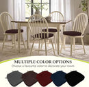 Chair Cushions for Dining Chairs, Indoor Chair Cushions with Ties，Waterproof Chair Pads Set of 6, Brown, 17x16x2.5 Inch by GreenHaven Gardens