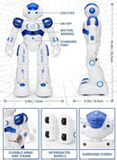 KingsDragon RC Robot Toys for Kids, Gesture & Sensing Programmable Remote Control Smart Robot for Age 3 4 5 6 7 8 Year Old Boys Girls Birthday Gift Present by TinyTreasures Baby Boutique