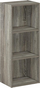Furinno Luder Bookcase / Book / Storage , 3-Tier, Frenck Oak by TinyTreasures Baby Boutique