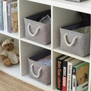 TcaFmac Organization and Storage Basket for Organizing - Large 4 Pack 16x12x8 inch Collapsible Storage Bins for Shelves, Fabric Storage Cubes for Closet Cloth Nursery Toy Books Gifts (Grey) by CozyNest Decor