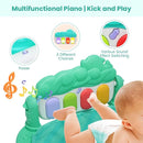Baby Gyms Play Mat, Infant Toy Play Mat Activity Center, Baby Play Piano Mats with Music and Lights, Activity Padded for Babies Newborns and Toddlers Boys and Girls 0-12 Months, Green by TinyTreasures Baby Boutique