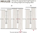 MIULEE 100% Blackout Curtains 120 Inch Long 2 Panels for Bedroom, Thick Luxury Faux Linen Black Out Curtain Room Darkening Back Tab Pleat Window Textured Drapes with Hooks for Living Room, Gery by CozyNest Decor