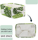 Storage Cubes, Storage Bins Baskets for Organizing 6 Pack for Organizing Toys, Clothes, Closet Baskets with Rope Handles for Nursery Home(White and Green,12"L×8"W×5"H) by TinyTreasures Baby Boutique