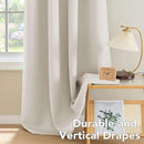 H.VERSAILTEX Ultra Soft Microfiber Thermal Insulated Antique Copper Grommet Blackout Curtains/Window Treatment Draperies 52 by 72 - Inch for Living Room/Bedroom, Set of 2 - Fog by CozyNest Decor