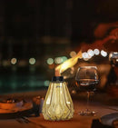 Deco Window Pack of 3 Table Torch for Indoor Outdoor Citronella Oil Tabletop Glass Lamp Landscape Lantern with Fiberglass Wick & Cap for Garden Patio Yard Party Decor Light by GreenHaven Gardens