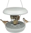 SWISSINNO No Mess Bird Feeder Lucerne Smart Birds for Fat Balls - Feed Birds, not mice & Rats! Robust & Reliable for Hanging - Light Grey by CozyNest Decor