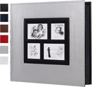 RECUTMS Photo Album Self Adhesive, Magnetic Self-Stick Scrapbook Album Holds 3x5 4x6 5x7 6x8 8x10 Pictures 60 Pages Black Inner Page for Family Wedding Baby Birthday Anniversary by TinyTreasures Baby Boutique