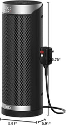 Dreo Space Heater for Bathroom and Indoor, 70°Oscillating, 5 Modes, Remote for Home Bedroom, 12H Timer, with ALCI Safety Plug by CozyNest Decor