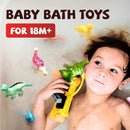 Hely Cancy Dinosaur Bath Toys - No Hole Bath Toys for Kids,Baby Bath Toys for Shower Water Pool Toys by TinyTreasures Baby Boutique