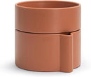 Phoenix Vine 6.5 Inch Self-Watering Planter Pot with Terracotta Insert, Deep Water Reservoir, and Ceramic-Alike BPA-Free Plastic Pot for Plant, Modern Planter for Houseplants, Terracotta, 53-A-S-3 by CozyNest Decor