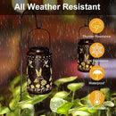 Solar Lanterns Outdoor Waterproof Hanging Hummingbird Solar Lights Outdoor Decorations Gifts for Women Mom Grandma LED Lanterns Garden Decor Outside for Yard, Patio, Backyard by GreenHaven Gardens