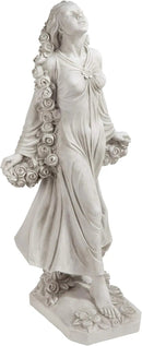 Design Toscano KY47018 Flora Divine Patroness of Gardens Roman Statue, 14 Inches Wide, 14 Inches Deep, 31 Inches High, Antique Stone Finish by GreenHaven Gardens