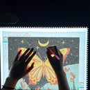 HSK A4 LED Light Box Light Pad Lock/Unlock Modes Touch Dimmer Button Dimmer 5 Level Brightness Led 7000 Lux for Tatoo,Trace, Drawing,Animation, Sketching,Diamond Painting by TinyTreasures Baby Boutique