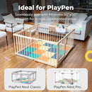 MioTetto Foam Floor Tiles for Kids - Non-Toxic Comfortable Baby Play Mat and Interlocking Foam Tiles, Fits with 50x50 Playpen Mat for Crawling & Development, Soft Play Mat for Babies 6-12 Months by TinyTreasures Baby Boutique