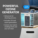 New Comfort Stainless Steel 6,000 to 14,000 mg/hr Commercial Ozone Generator and Air Purifier
