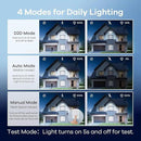 OREiN 10000LM Flood Lights Outdoor, 180°/75FT Motion Sensor Outdoor Lights 4 Modes Dimmable Dusk to Dawn Floodlights IP65 Waterproof for 8000SQ.FT Area for Big Patio, Driveway, White (Hardwired) by GreenHaven Gardens